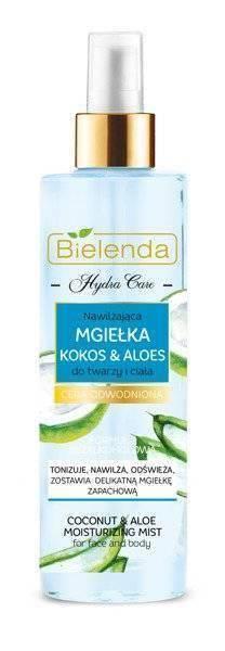 Bielenda Hydra Care Nawilżająca Mgiełka do Twarzy i Ciała Kokos i Aloes 200ml