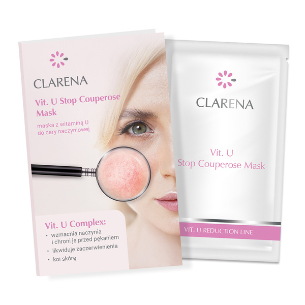 Clarena Vit U Reduction Line: Luxury Mask with Vitamin U for Vascular Skin - 5ml