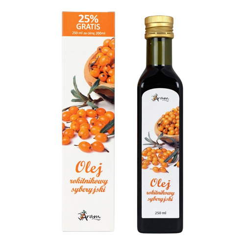 ARAM NATURA Syberyjski Olej Rokitnikowy 100% 250ml