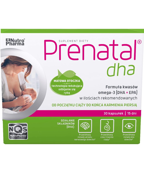 Prenatal DHA Omega Formula for Pregnant Women 30 Capsules