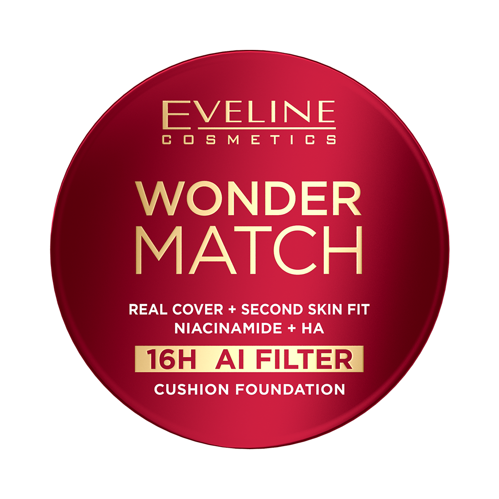 Eveline Wonder Match podkład w cushion pełne krycie 02 Vanilla 15 g