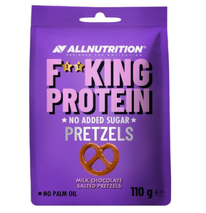 Allnutrition Fitking Protein Pretzels in Milk Chocolate with Salt 110g