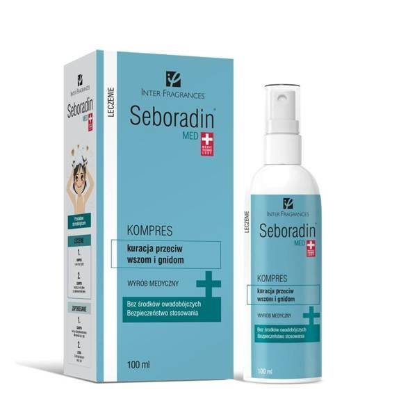 Seboradin Med Spray Treatment for Lice and Nits for Adults and Kids 100ml