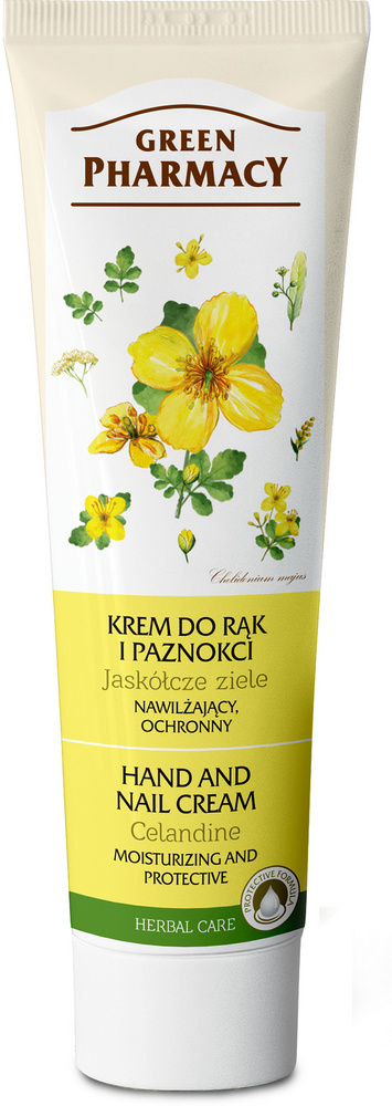 Green Pharmacy Krem do Rąk i Paznokci Jaskółcze Ziele i Kwiat Lipy 100ml