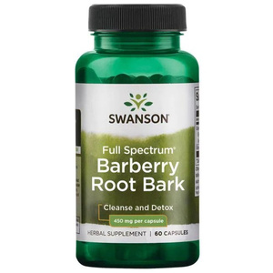 Swanson Full Spectrum Barberry Root Bark 450mg 60 Capsules
