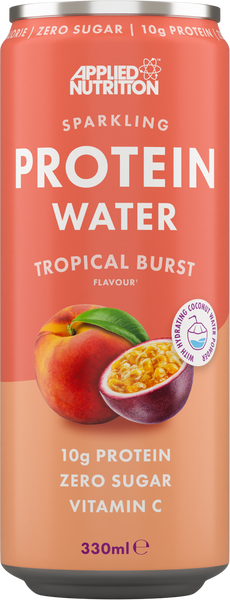 Applied Nutrition Sparkling Protein Water Tropical Burst Gazowany Napój Białkowy 12 x 330ml