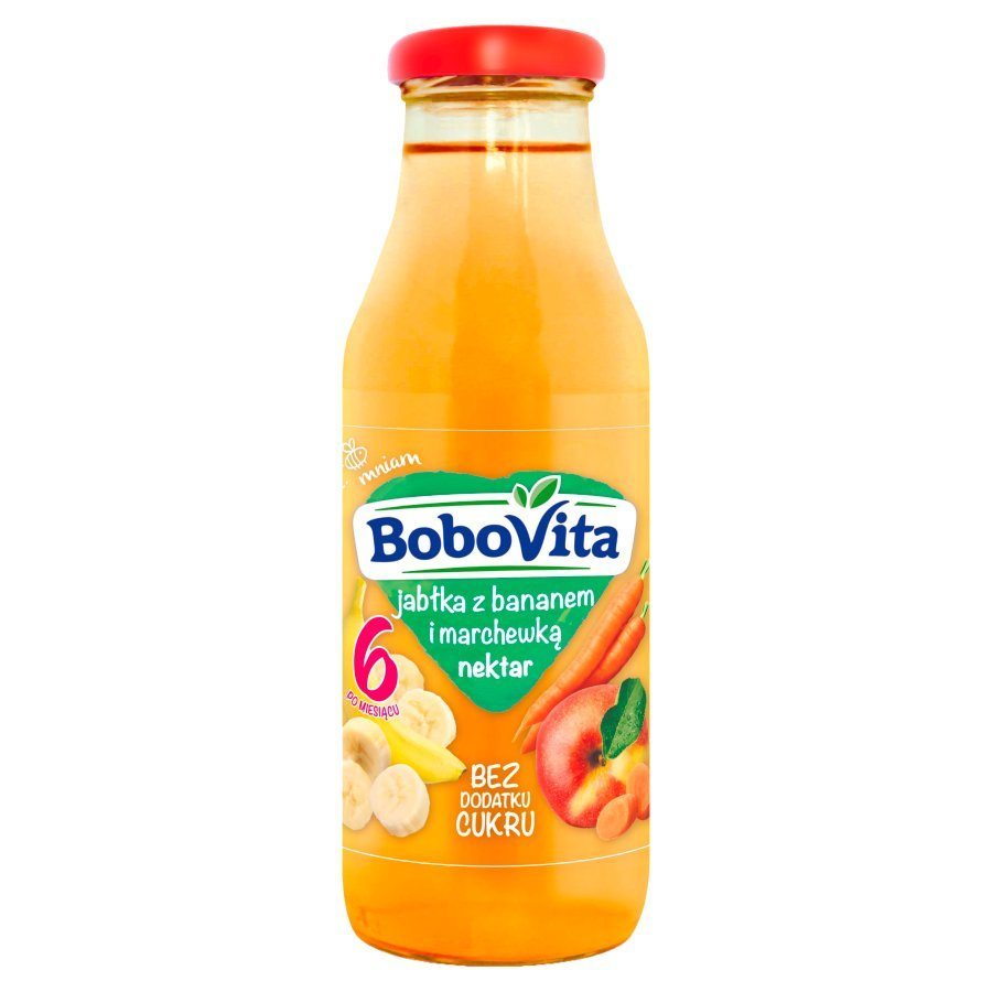 BoboVita Nectar Apples with Banana and Carrots for Infants after 6th Month 300ml