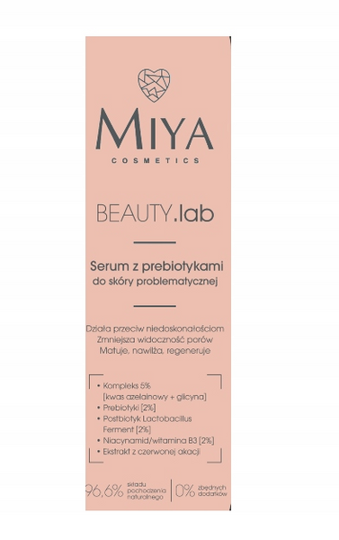 Miya Beauty Lab Prebiotic Serum for Acne-Prone Skin 30ml