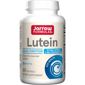 Jarrow Formulas Lutein 20mg For Eye Health 60 Softgels
