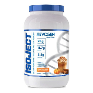 Evogen IsoJect Whey Protein Isolate Pumpkin Spice For Muscle Growth 775g