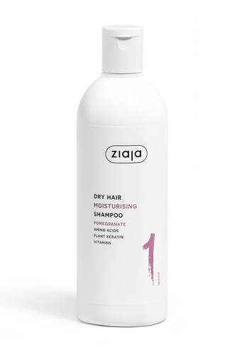 Ziaja Plan Essentials Hair Care Moisturising Shampoo Pomegranate Fruit 400ml