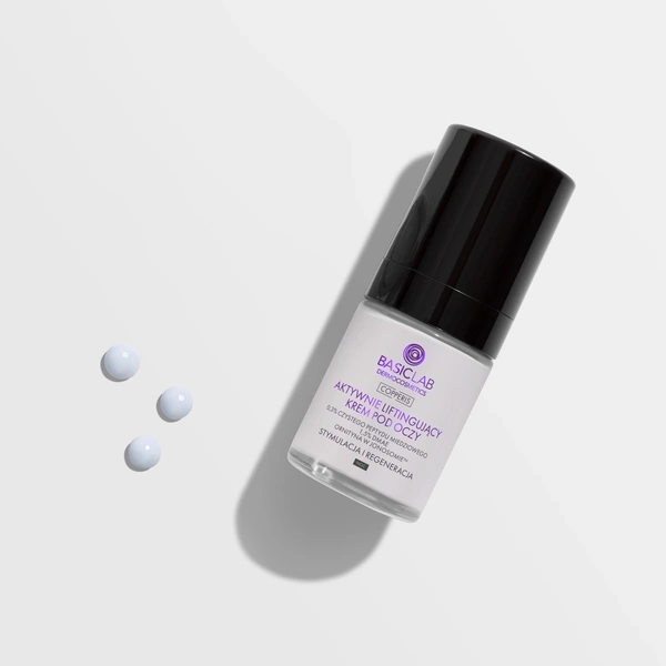 BasicLab Dermocosmetics Copperis Aktywny Liftingujący Krem pod Oczy na Noc 18ml