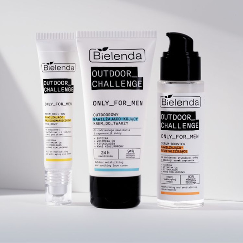 Bielenda Only for Men Outdoor Challenge Outdoorowy Nawilżający Krem Kojący do Twarzy na Dzień i na Noc 50ml