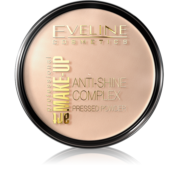 Eveline Art Make Up Professional Luxurious Matte Mineral Powder with Silk in Stone No. 31 Transparent 14g