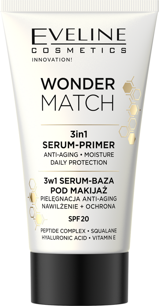 Eveline Wonder Match SPF20 Serum-Baza pod Makijaż 3w1 30ml