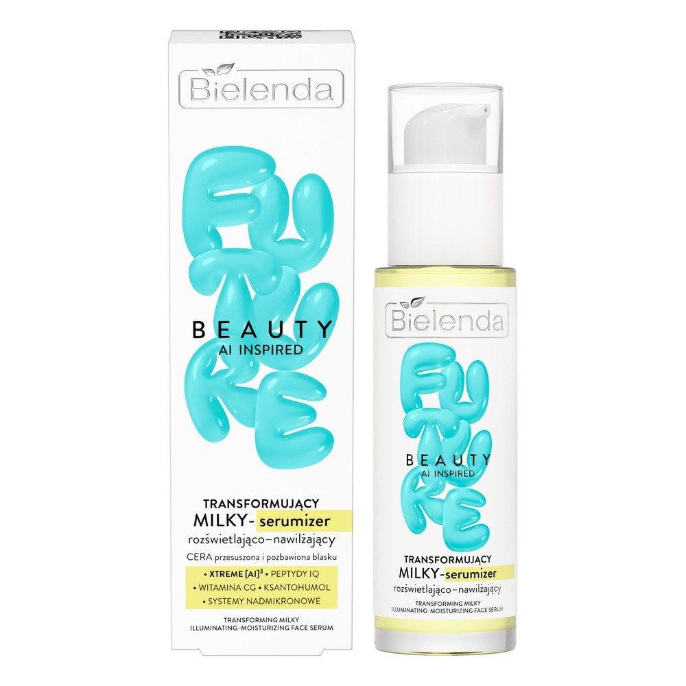 Bielenda Future Beauty Transforming Illuminating - Moisturizing Milky - Serumizer for Dry and Dehydrated Skin 30ml