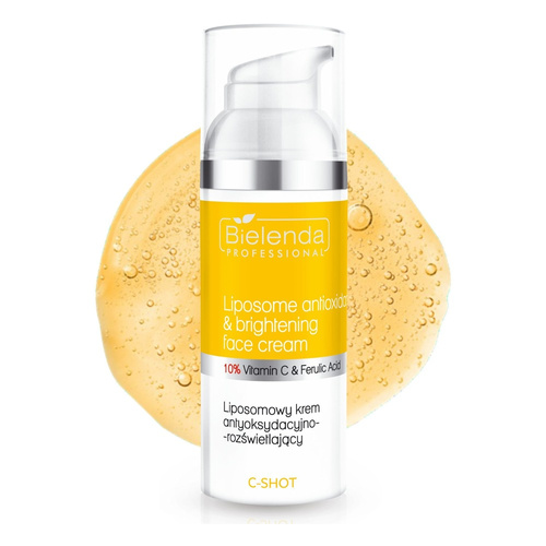 Bielenda Professional C-Shot Liposome Antioxidant and Brightening Cream 10% Vitamin C and Ferulic Acid Mature Skin 50ml