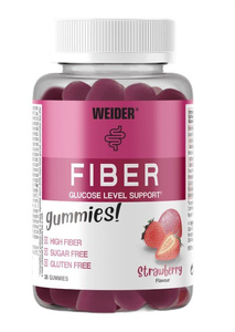 Weider Fiber, Strawberry - 36 gummies