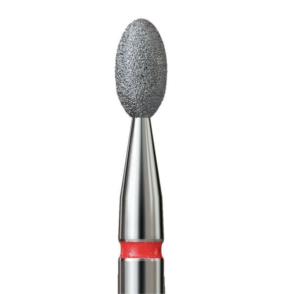 IQ Nails Diamond Nail Drill Bit Olive Shape Fine Grid 2.5mm
