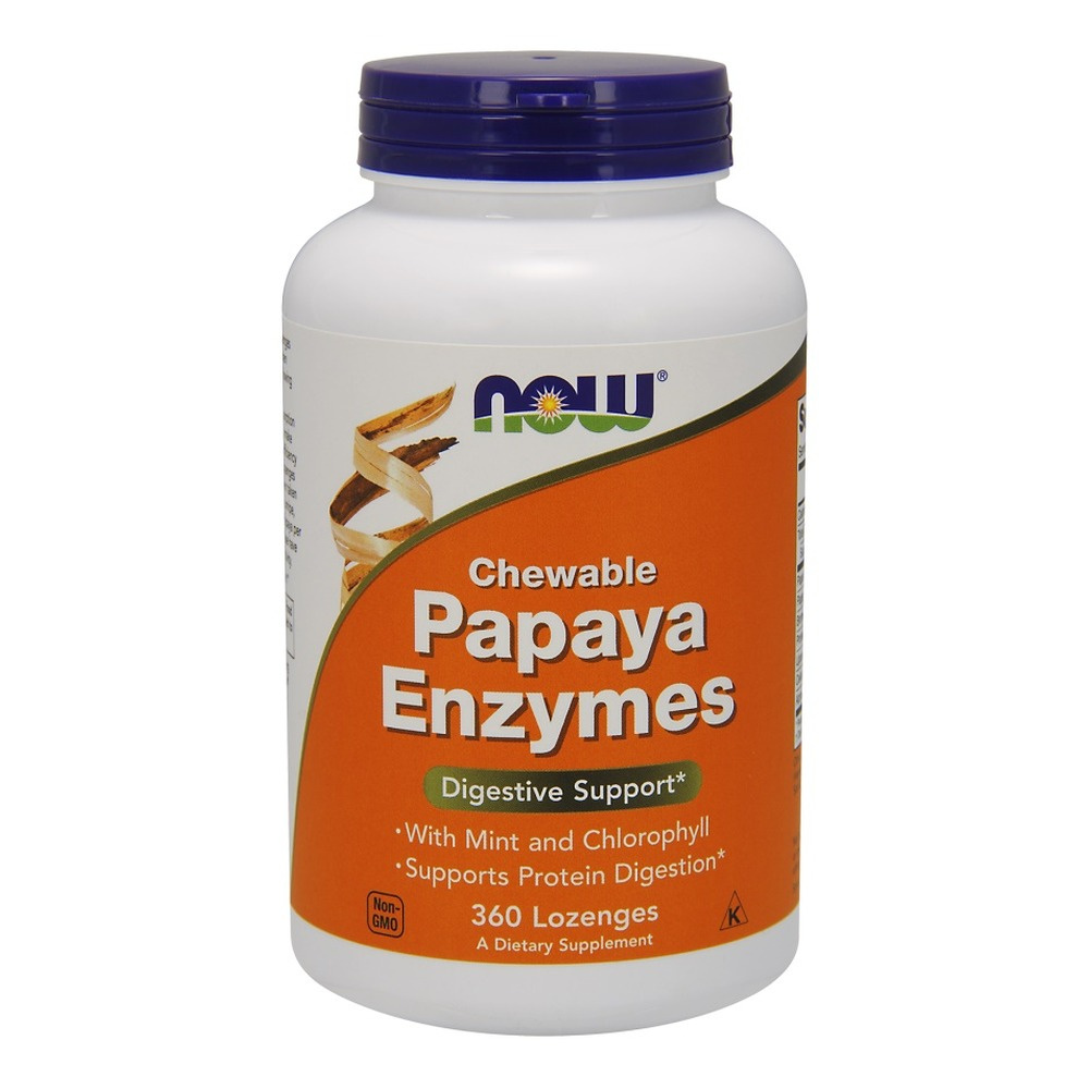 NOW Foods Chewable Papaya Enzymes 360 Tablets
