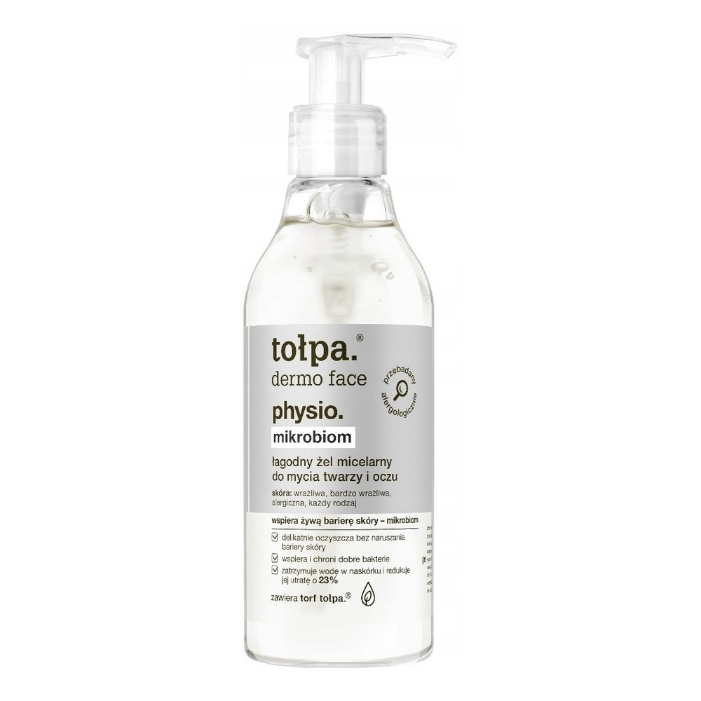Tolpa Dermo Face Physio Microbiome Micellar Face And Eye Wash Gel 195ml