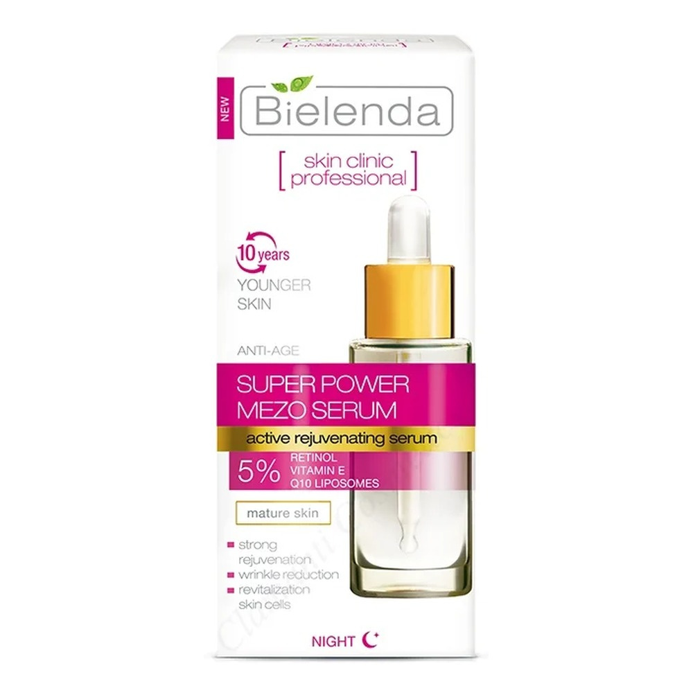 Bielenda Skin Clinic Super Power Face Serum with Retinol and Q10 30ml