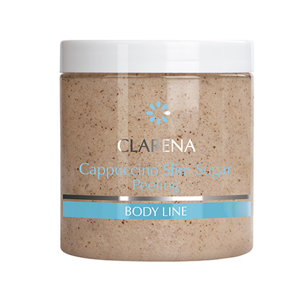 Clarena Body Line Cappuccino Slim Sugar Peeling  Anticellulite & Firming Body Scrub, 250ml