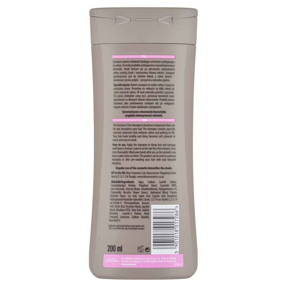 Joanna Ultra Color System Pink Shampoo for Blonde Lightened and Gray Hair 200ml