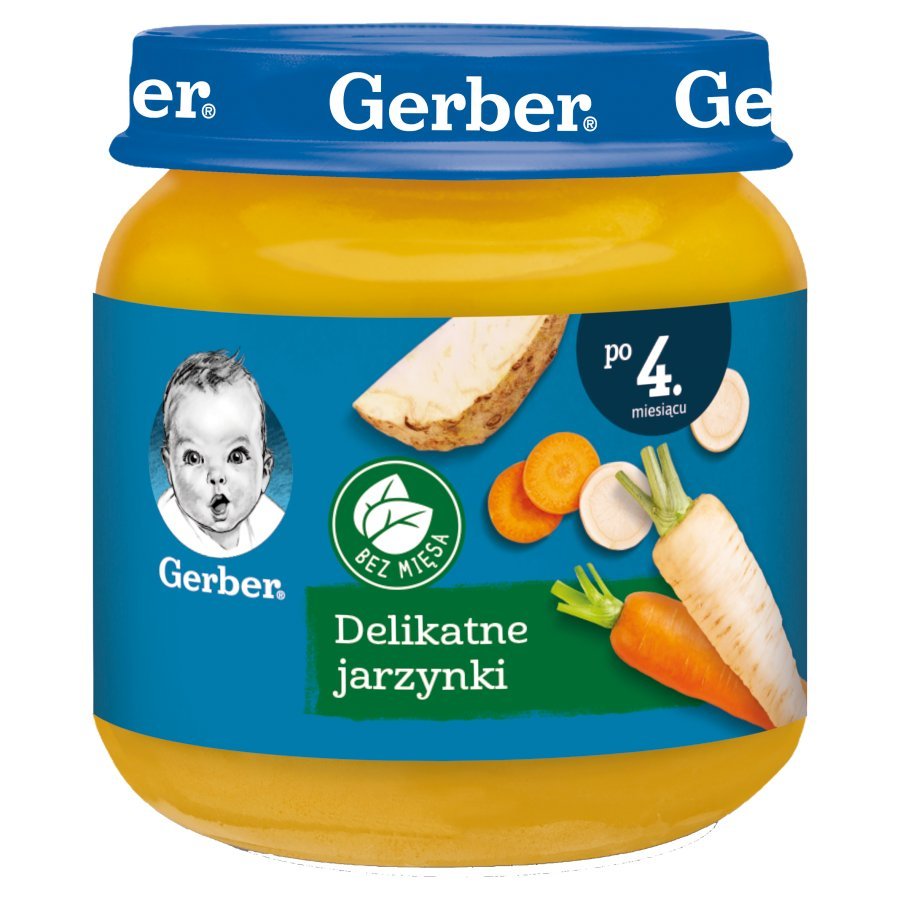 Gerber Danie Delikatne Jarzynki dla Niemowląt po 4 Miesiącu 125g