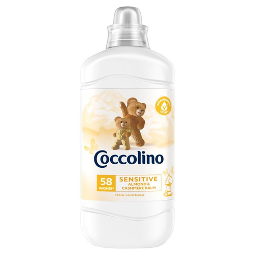 Coccolino Sensitive & Care Almond & Cashmere Balm Fabric Softener with Almond Scent 925ml