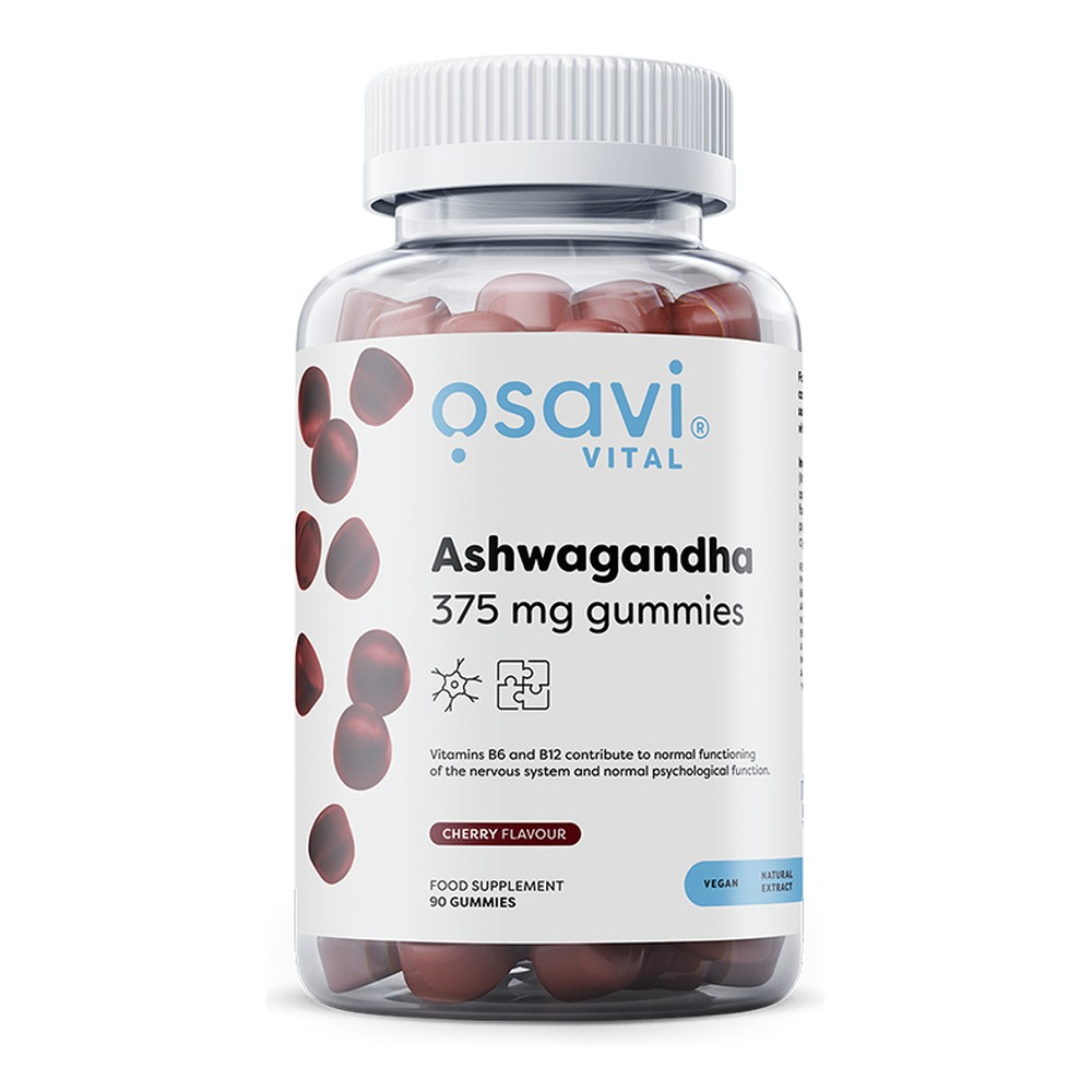 Osavi Ashwagandha 375mg Żelki na Stres i Dobre Samopoczucie 90 Żelków