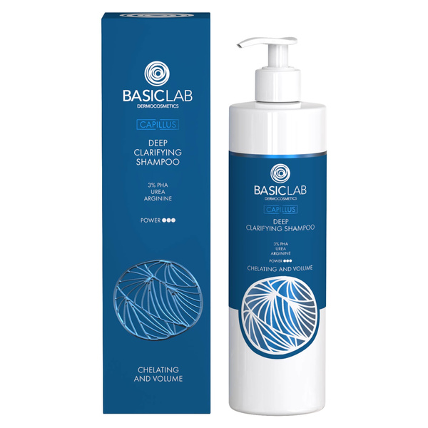 BasicLab Capillus Deep Clarifying Shampoo for Oily Scalp & Lack of Volume 300ml