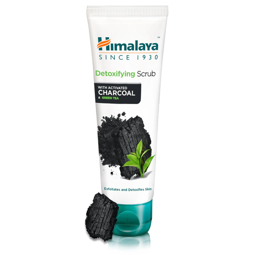 Himalaya Scrub with Activated Charcoal & Green Tea Detoksykacyjny Peeling Węglowy dla Skóry Normalnej i Tłustej 75ml