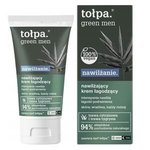 Tolpa Green Men Moisturizing Soothing Cream For Sensitive Dehydrated Male Skin 50ml