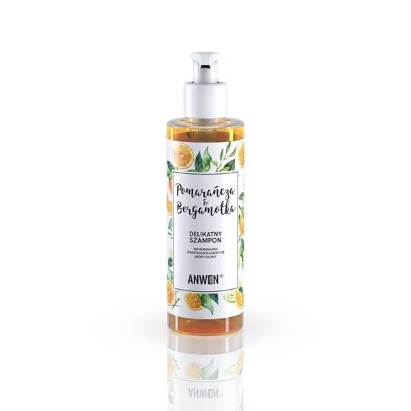 Anwen Orange & Bergamot Gentle Shampoo for Normal to Oily Scalp 200ml