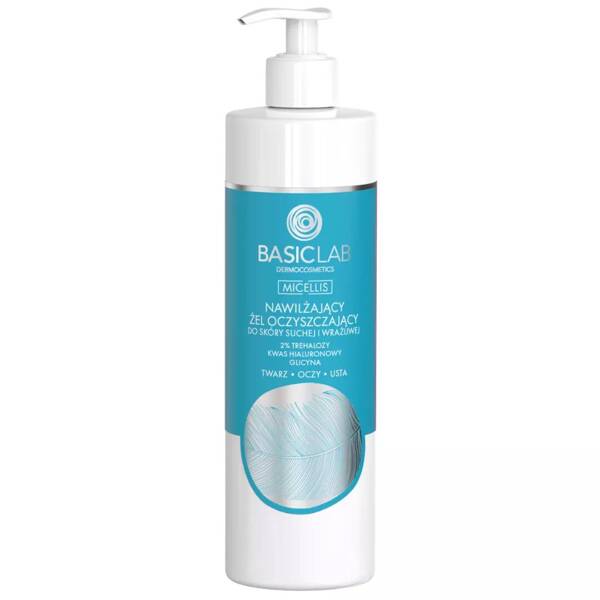 BasicLab Hydrating Cleansing Gel for Dry & Sensitive Skin 300ml