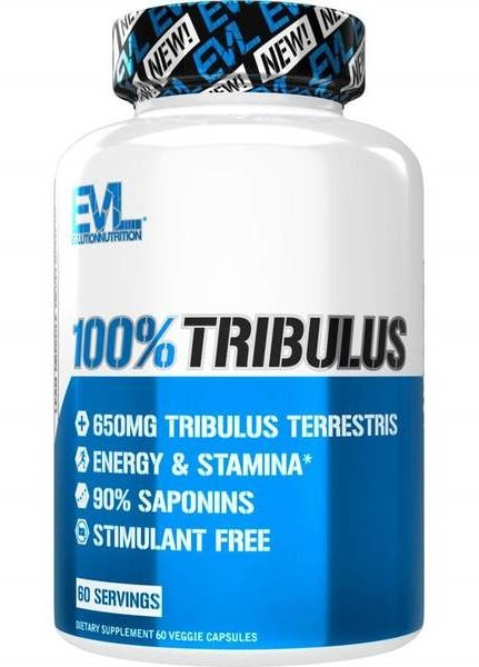EVLution Nutrition 100% Tribulus Suplement Na Wytrzymałość i Energię 60 Kapsułek