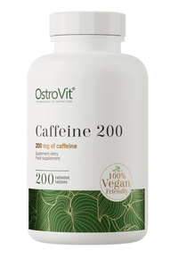 OstroVit Caffeine 200, 200mg - 200 tablets