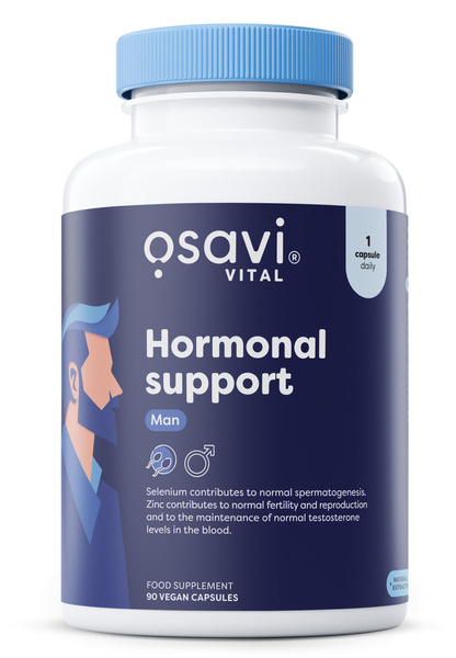 Osavi Hormonal Support Man Na Równowagę Hormonalną i Witalność 90 Kapsułek