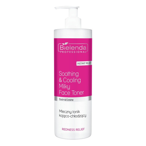 Bielenda Professional Redness Relief Mleczny Kojąco - Chłodzący Tonik dla Skóry Naczynkowej 500ml