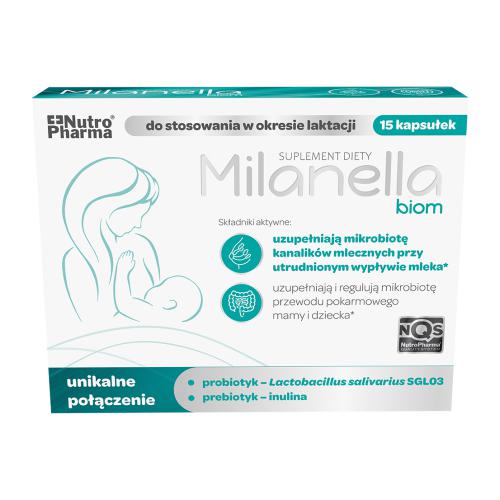 Milanella Biom for Use During Lactation 15 Capsules