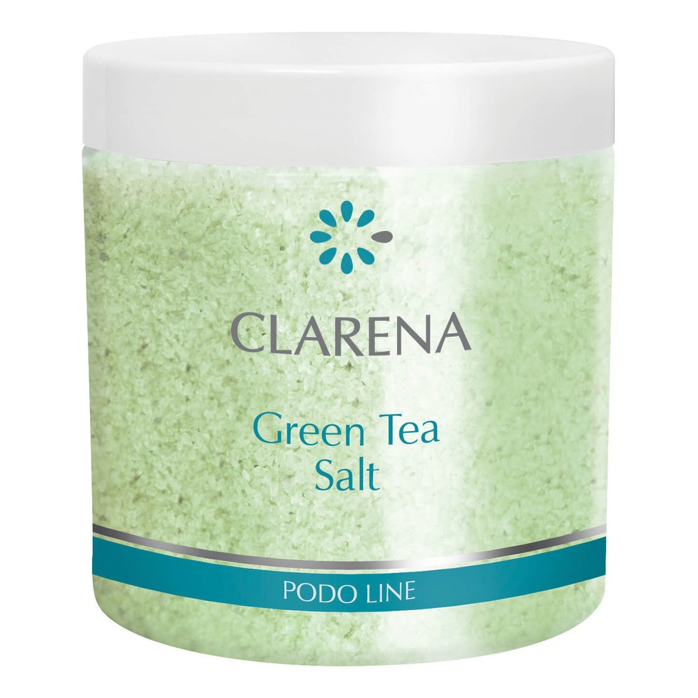 Clarena Podo Line Green Tea Salt Sól do Kąpieli Stóp z Zieloną Herbatą 600g
