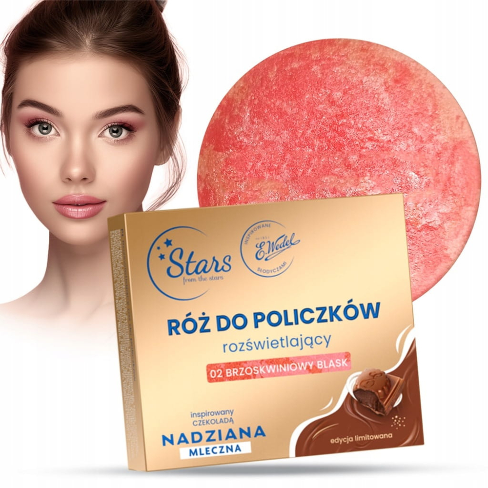 Stars From the Stars Wedel Nadziana Illuminating Blush No. 02 Peach Glow 3.3g