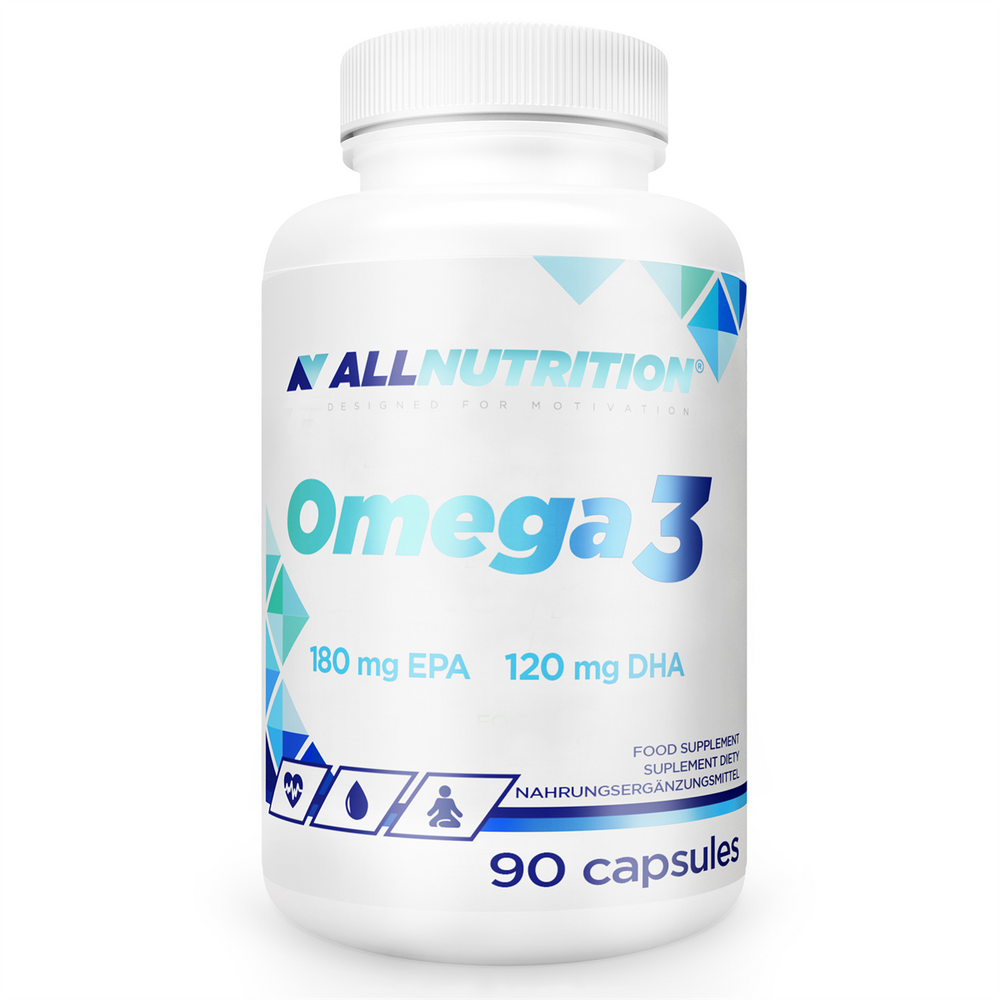 Allnutrition Omega 3 Olej Rybny 1000mg z Formułą Antyoksydacyjną 90 Kapsułek