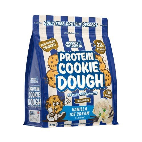 Applied Nutrition Protein Cookie Dough Dessert Lody Waniliowe Wysokobiałkowy Suplement Diety 1000g