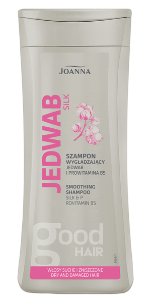 Joanna Silk Smoothing Moisturizing Shampoo for Dry Dull and Damaged Hair 200ml
