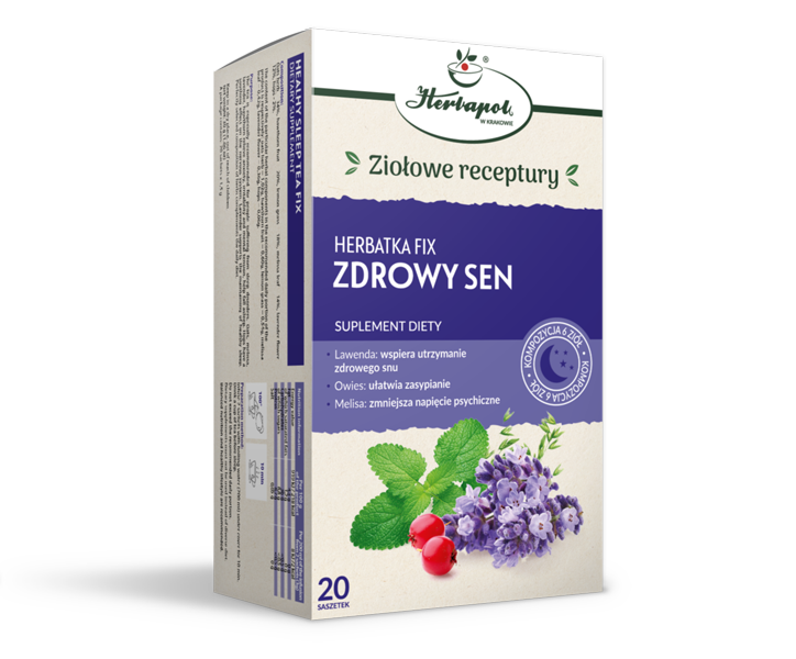 Herbapol Tea Fix Healthy Sleep Herbs Composition for Sleeping Disorders 20x2g