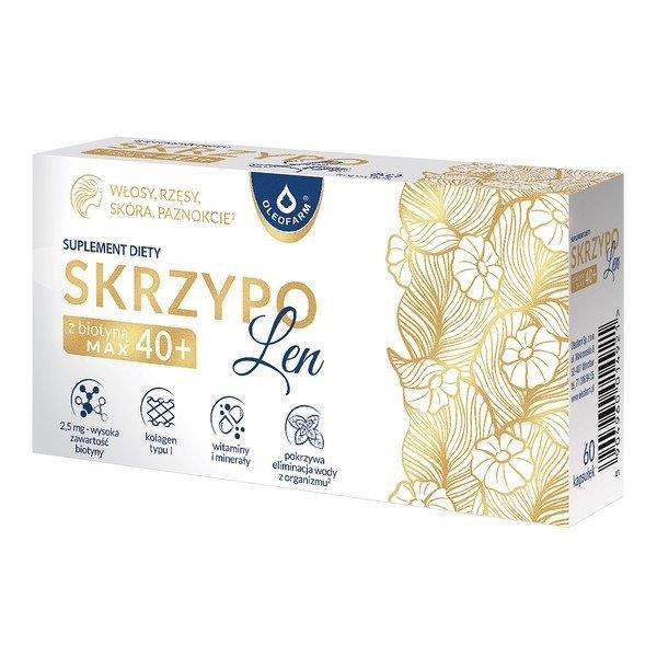 Skrzypolen Biotin Max Healthy Hair Skin Nails Witamins 40+ 60 caps.