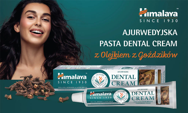 Himalaya Ayurvedic Dental Cream Toothpaste with Clove for Long-Lasting Fresh Breath 100g