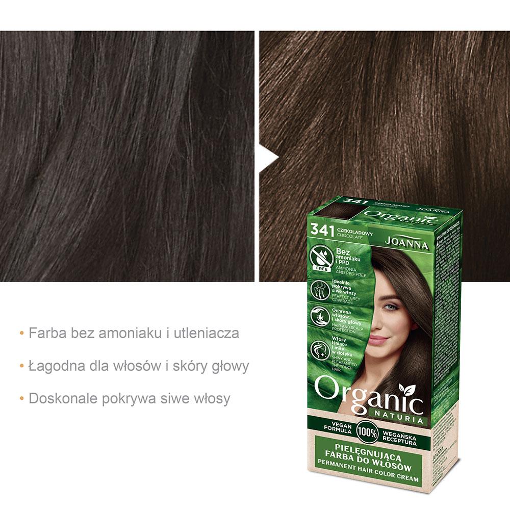 Joanna Naturia Organic Hair Dye No. 341 Chocolate 1 piece